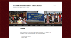 Desktop Screenshot of mount-carmel.net