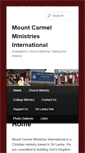 Mobile Screenshot of mount-carmel.net