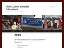 Tablet Screenshot of mount-carmel.net